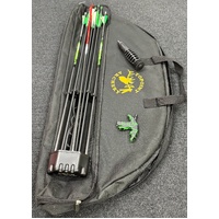 Hori-Zone Vulture Compound Bow 65lbs Line with Quiver Arrows and Bag