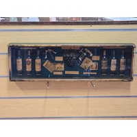 Wines of The World 3D Wall Art Shadow Box Wood Frame
