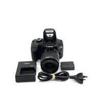 Canon EOS 3000D DSLR Digital Camera with 18-55mm Lens 1x Battery and Charger