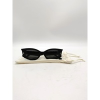 Jimmy Choo JC 5015U 5000/87 Ladies Black Oval Sunglasses with Studs Grey Lenses