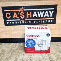 Semco Sewlock 42D Overlocker White 2 Needle 2-3-4 Thread Capability