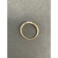 Ladies 18ct Yellow Gold Cubic Zirconia Enhancer Ring