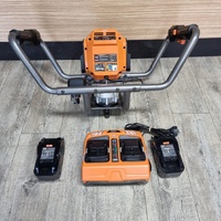 AEG Fusion Brushless Post Hole Digger with 6.0Ah Batteries and Charger