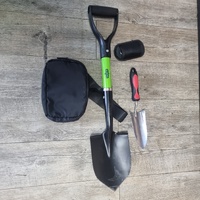 Minelab Vanquish 540 Compact Metal Detector with Shovel Waist Bag and Trowel