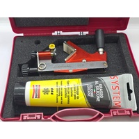 Intercable 17221 Cable Stripper for Vulcanized Wires in Red Case