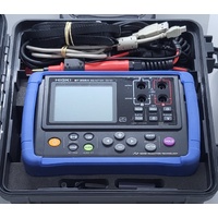 HIOKI BT3554-50 Battery Tester with Wireless Adapter Case and Accessories