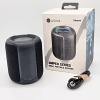 Wave Portable Speaker Amped Series Small 3S-2448 Bluetooth IPX7 LED Black