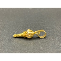 Ladies 22ct Yellow Gold Bajranji Gada Pendant