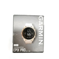 Garmin Epix Pro Gen 2 Sapphire Edition 42mm Smartwatch Soft Gold Light Sand Band