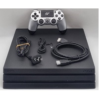 Sony PlayStation 4 Pro 1TB Game Console Black with Controller and Leads