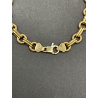Ladies 9ct Yellow Gold Fancy Link Bracelet