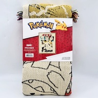 Pokémon Anime Pikachu and Paldea Starters Woven Blanket 110cm x 140cm