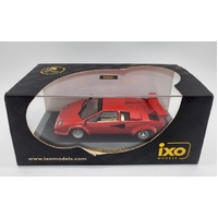 IXO Models Lamborghini Countach LP 500S 1:43 Scale Red Diecast Car
