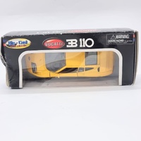 Bugatti EB110 Yellow Diecast Model Car Collectible Supercar