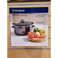 Westinghouse 6.5L Electric Slow Cooker Black Stainless Steel WHSC08KS