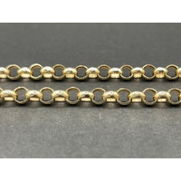 Ladies 9ct Yellow Gold Belcher Link Necklace