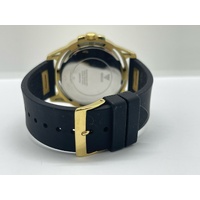 Guess GW0537G2 King Mens Black Gold Tone Multifunction Watch Stainless Case
