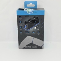 4Gamers PS5 Twin Controller Charging Dock with Play and Charge Cable