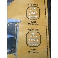 OZtrail Double Portable Camp Kitchen with Windshield