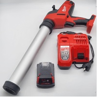 Milwaukee C18 PCG Caulking Gun Kit with 2.0Ah Battery and Charger