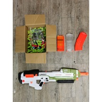 Nerf Halo UNSC Gun with Nerf Foam Bullets 3 Magazines with Springs