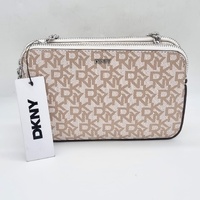 DKNY Signature Logo Crossbody Bag with Adjustable Crossbody Strap