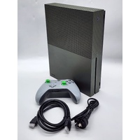 Microsoft Xbox One S 1TB Game Console 1681 with Controller and Leads