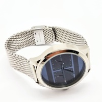 Tommy Hilfiger Silver Dual Time Stainless Steel Mens Watch TH 368.1.14.2596