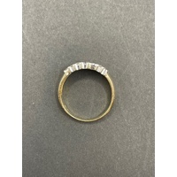 Ladies 18ct Yellow Gold Diamond Cluster Ring