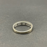 Ladies 18ct White Gold Diamond Band Ring