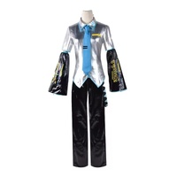 Hatsune Miku Male Version Costume with Wig Top Bottoms and Armband