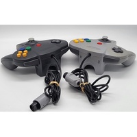 Nintendo 64 Charcoal Grey Console NUS-001 (EUR) with HDMI-MOD and 2 Controllers