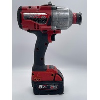 Milwaukee 18V Hex Utility 7/16 Inch High Torque Impact Wrench with 5.0Ah Battery