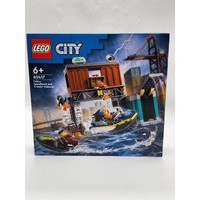 LEGO City Police Speedboat and Crooks Hideout 60417