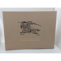 Burberry Mason House Check Canvas and Leather Diaper Tote Bag with Dust Bag Box