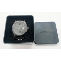 Chisel Men’s Black Stainless Steel Analogue Watch 5829145 100m WR