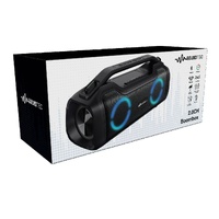 SoundTec 2.0CH Boombox Portable Bluetooth Speaker with Built-In Powerbank