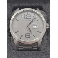 Chisel Mens Black Stainless Steel Analogue Watch 5829145 100m WR with Links