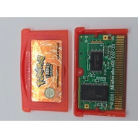 Authentic Pokémon Fire Red Version Game Boy Advance Video Game Cartridge