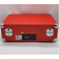Digitech Retro Turntable Player GE-4077 Red Black
