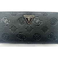 Guess Black Cresidia Large Zip Around Wallet PG934 with Tag