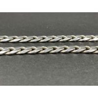 Unisex 925 Sterling Silver Curb Link Necklace