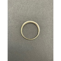 Ladies 9ct Yellow Gold Diamond Band Ring