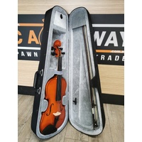 Golden Age Violin Starter Set with Bow and Case Acoustic Kit for Beginners