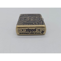 Zippo Armor Steampunk Skull Lighter 29268 360° MultiCut Antique Brass