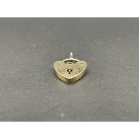 Ladies 9ct Yellow Gold Love Heart Locket Pendant