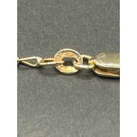 Unisex 9ct Yellow Gold Oval Link Necklace