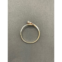 Ladies 9ct Yellow Gold Cubic Zirconia Ring
