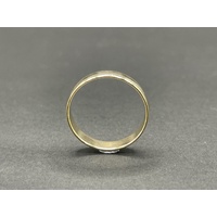 Unisex 9ct Yellow Gold Plain Band Ring