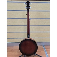 Tennessee 5 String Banjo Bluegrass Style with Extra Remo Head and Banjo Strap